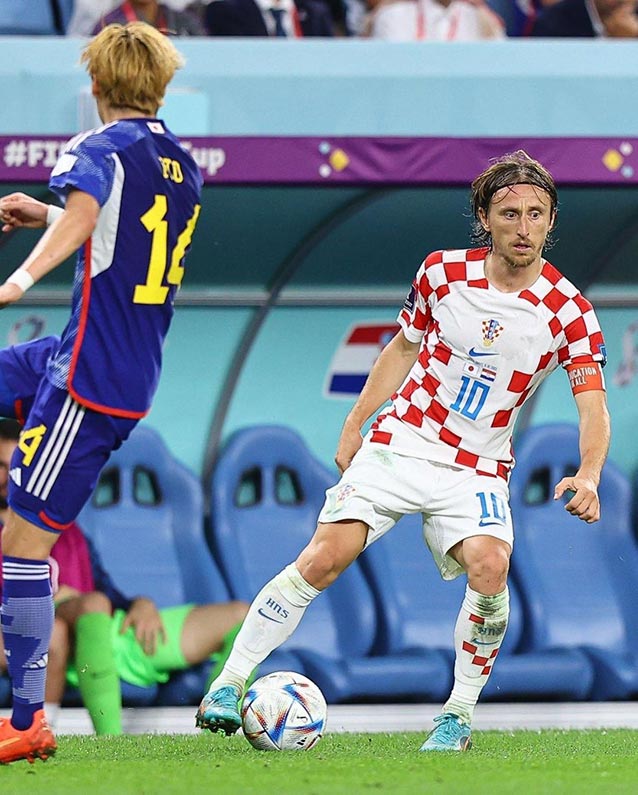 rambut pemain kroasia Luka Modric